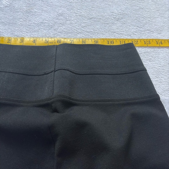 Black High Waist Career Pants Slim Fit Stretch - Picture 7 of 7